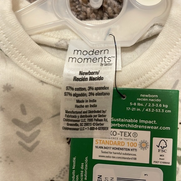 Modern Moments Baby Boy One Piece - Picture 3 of 4